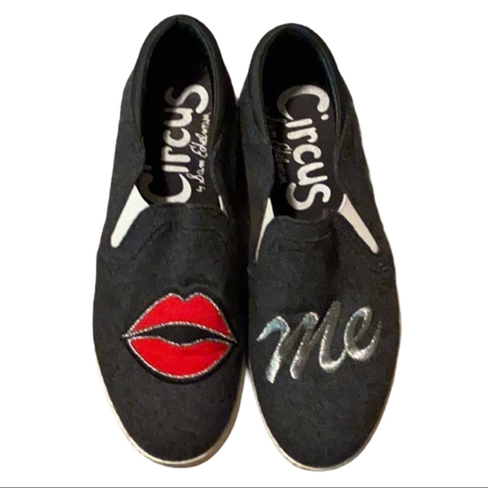 ❤️SAM EDELMAN CIRCUS KISS ME‎ SLIP ON SNEAKERS